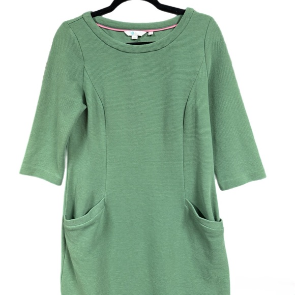 Boden Jasmine Ottoman Dress Kelly Green Size 8 - Picture 3 of 8